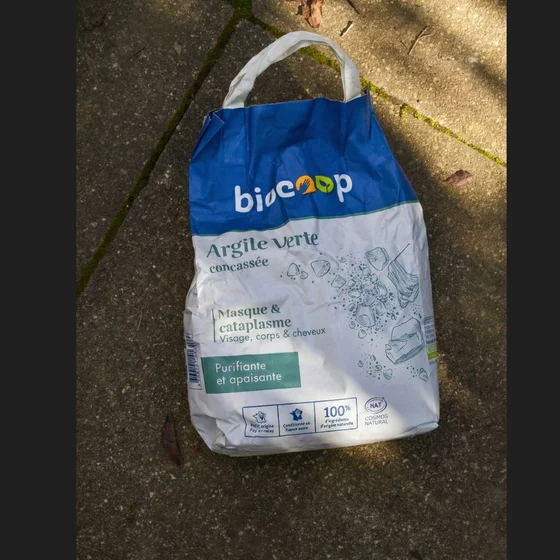 Argile verte en poudre pour aquarium